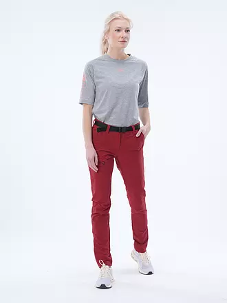 MAIER SPORTS | Pantalon de randonnée slim pour femmes Inara | dunkelrot